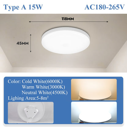 Ultra Thin Led Ceiling Lamp White