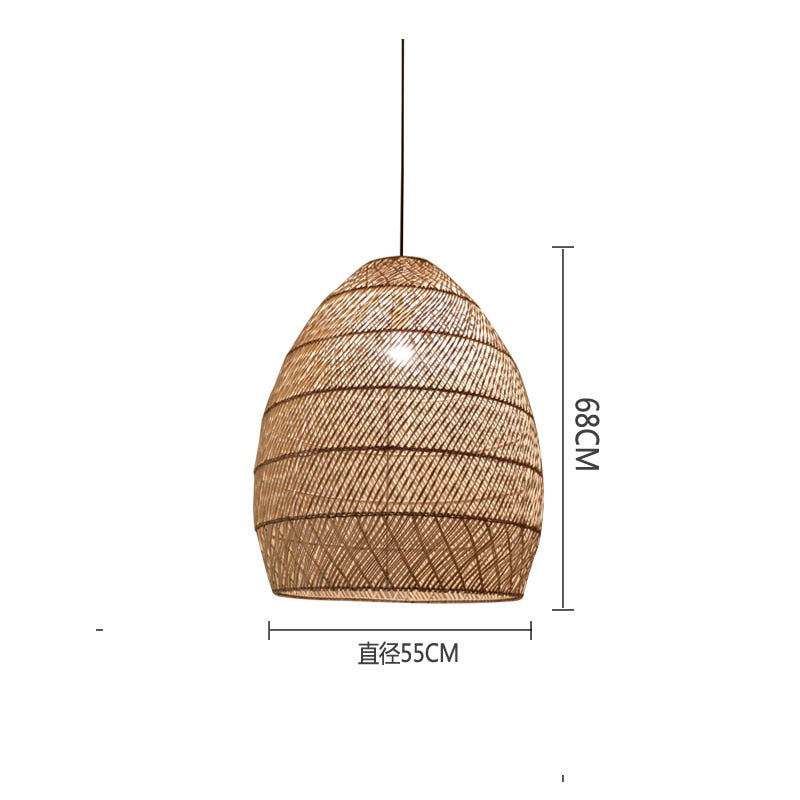 Natural Rattan Lamp Pendant light