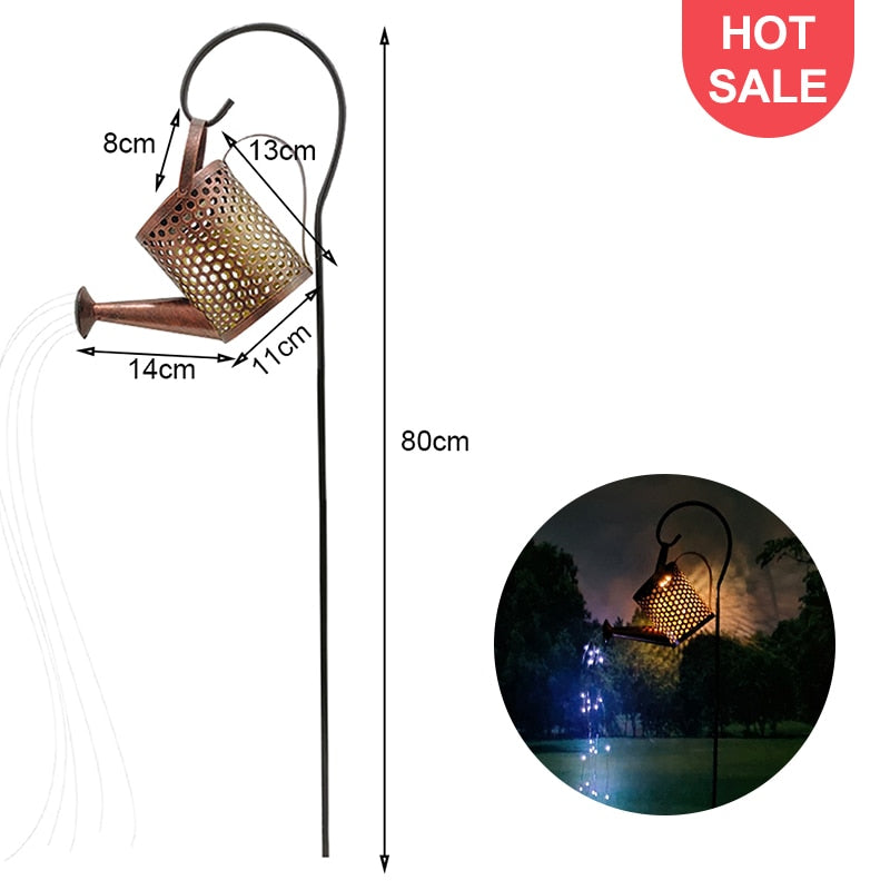 Can Light Solar Lamp LED Shower