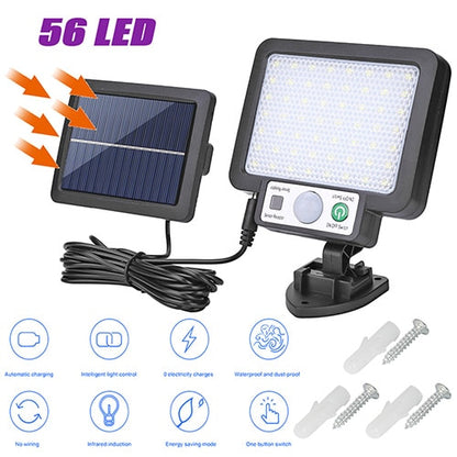 LED Split Solar Wall Light Waterproof