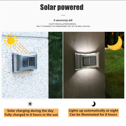 Solar LED Wall Lamp Outdoor Waterproof