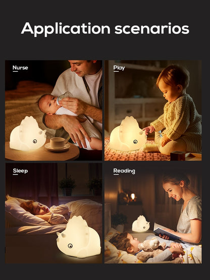 Cute Night light Touch Sensor Dinosaur