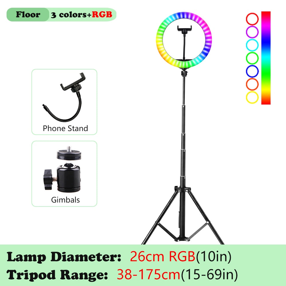 Selfie Ring Lamp Tripod Ring Light