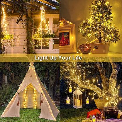 LED Solar Fairy Lights Lamp Outdoor