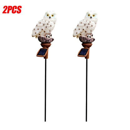 LED Lights Garden Owl Pixie Lawn Lamps