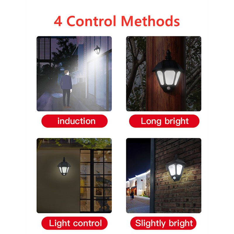 Solar Wall Lamp Infrared Motion Sensor