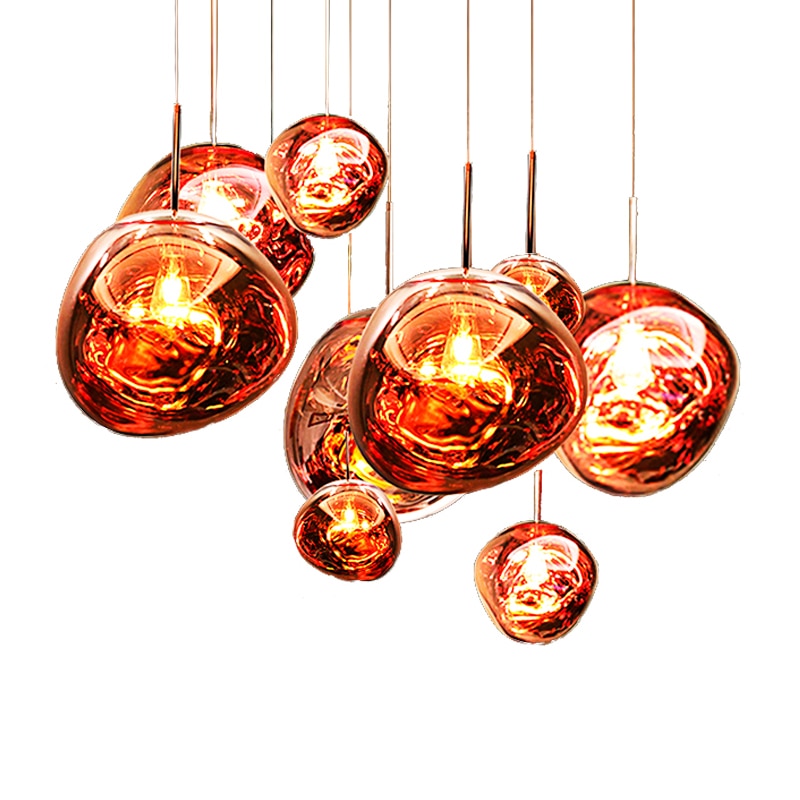 Nordic PVC Lava Pendant Lights Modern