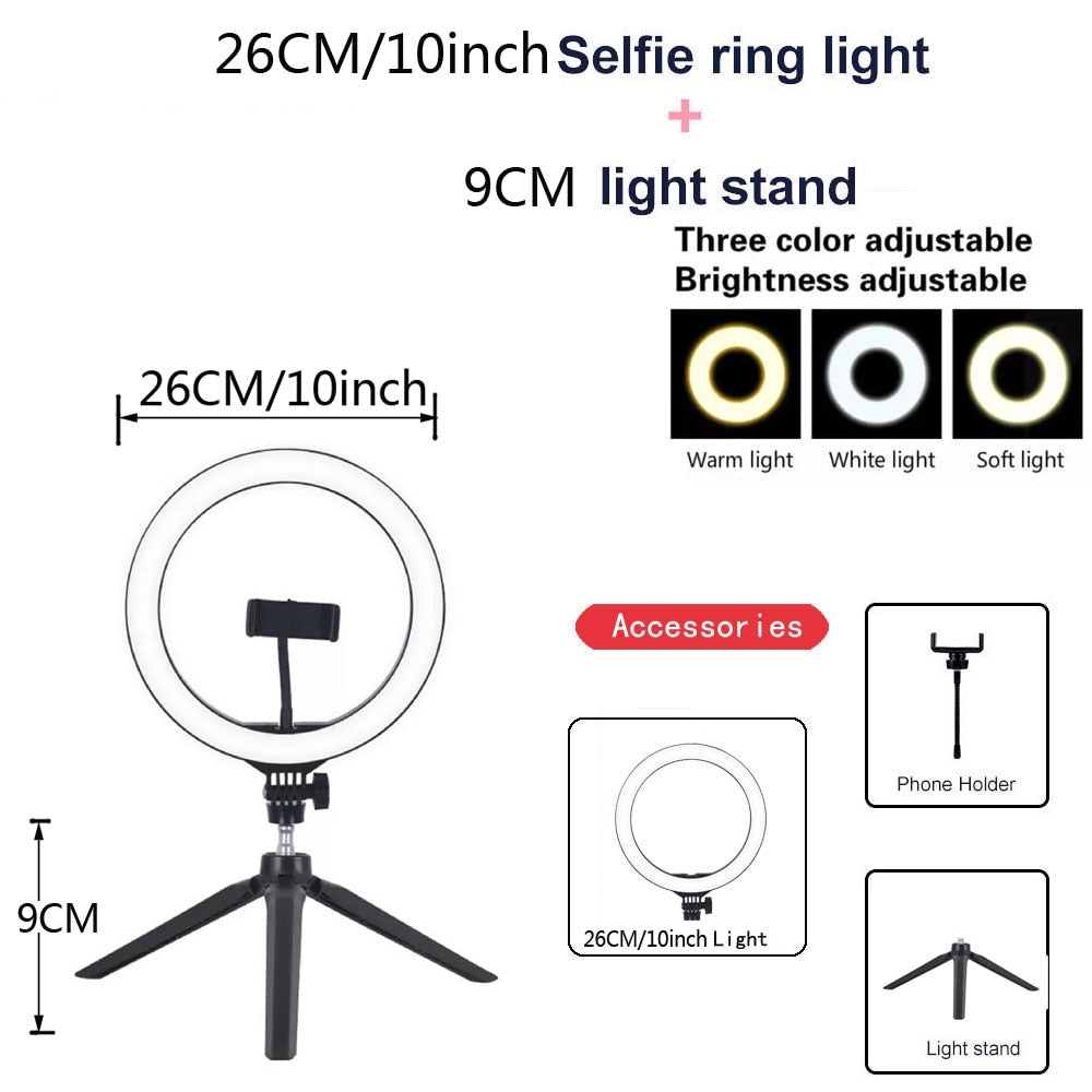 Lights Dimmable Light Selfie LED Ring