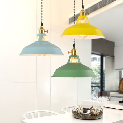 Pendant Light Retro Industrial Colorful