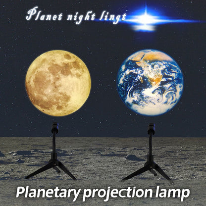 USB Rechargeable Led Night Light Planet Projection Lamp