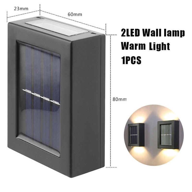 LED Solar Wall Lamp Waterproof