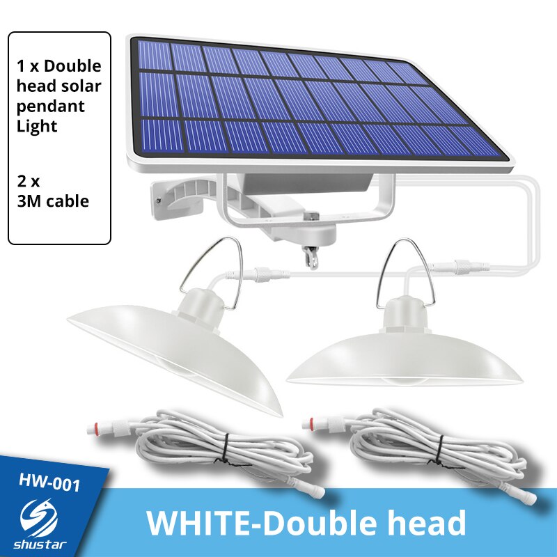 Waterproof Double Head Solar Pendant