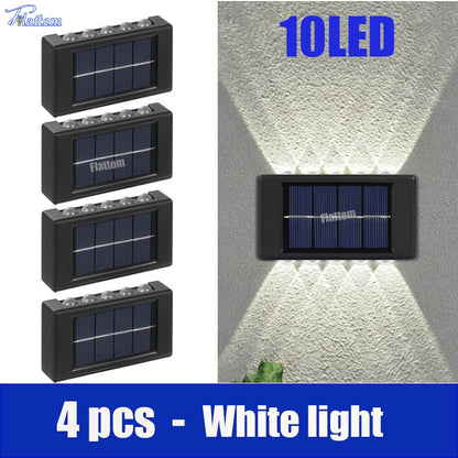 Solar LED Outdoor Wall Lights Waterproof