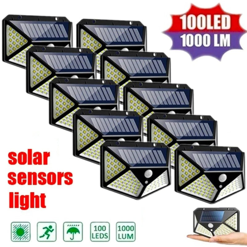 Solar Wall Lamp PIR Motion Sensor