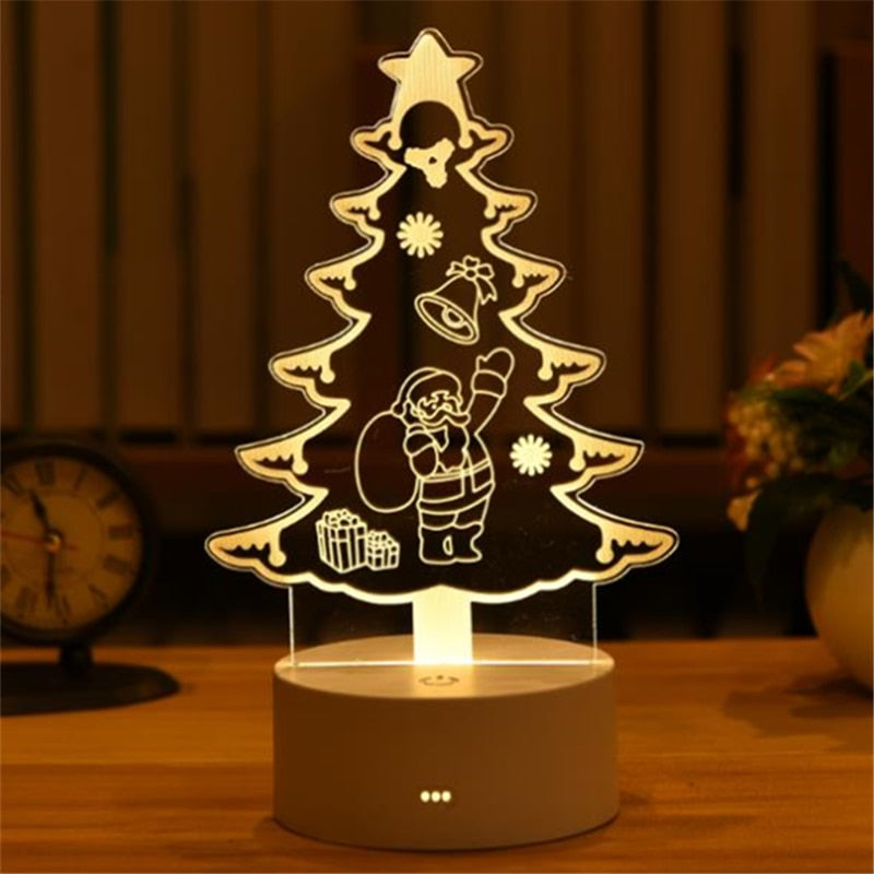 3D Lamp Acrylic USB LED Night Lights Neon