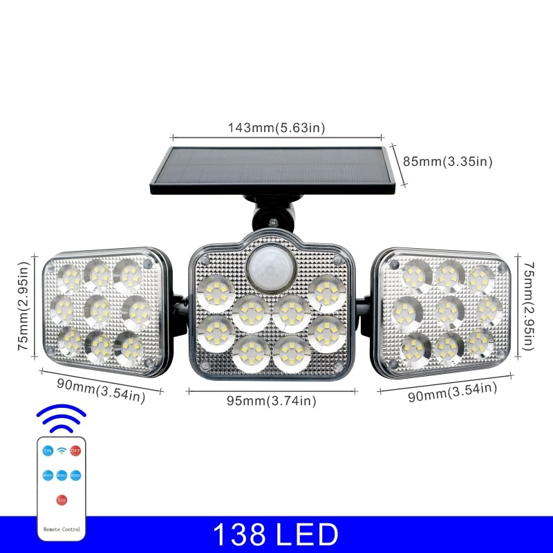 Remote Control Wall Lamp Garden Light