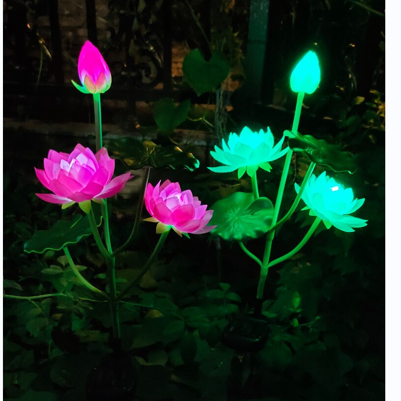 Flower Lamp Light Led Solar Waterproof