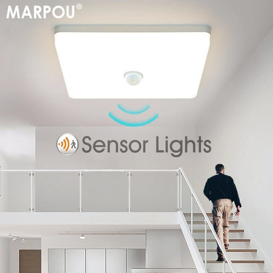 LED Ceiling Lights PIR Motion Sensor