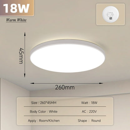 Ultra Thin Ceiling Lighting Fixture