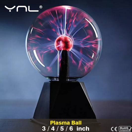 Novelty Magic Crystal Plasma Ball Touch Lamp