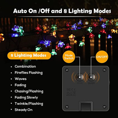 Fairy Lights Waterproof Remote Garland