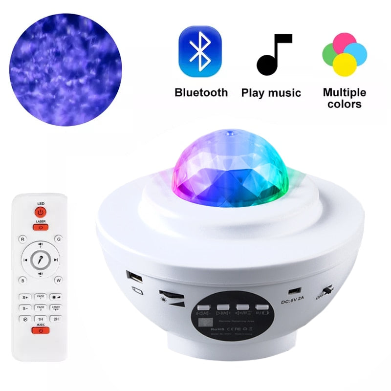 Colorful Starry Sky Galaxy Projector Light