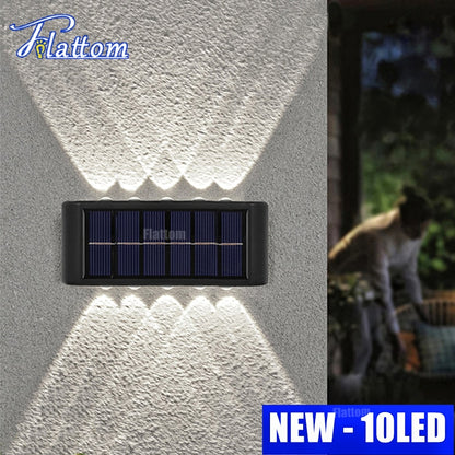 LED Solar Wall Lamp Outdoor Waterproof