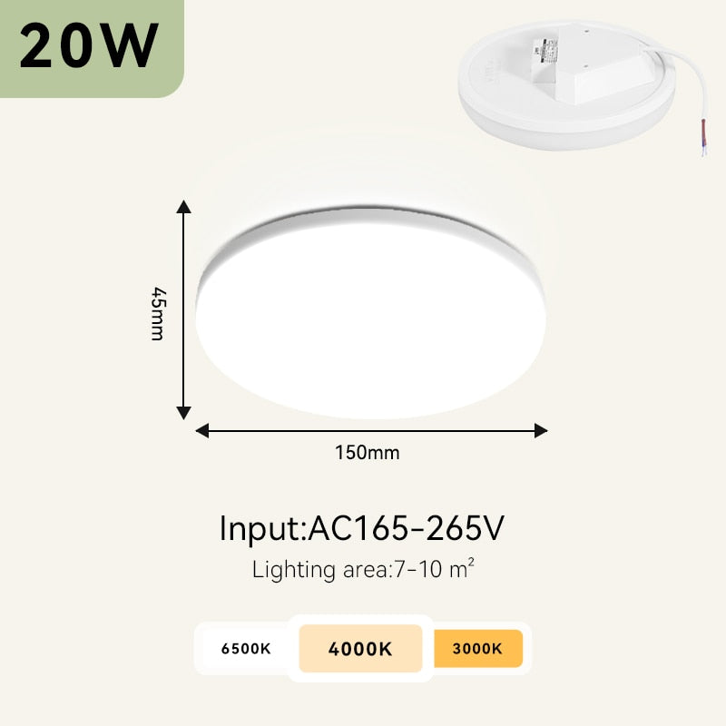 Led Ceiling Lamp Panel Lights 220V