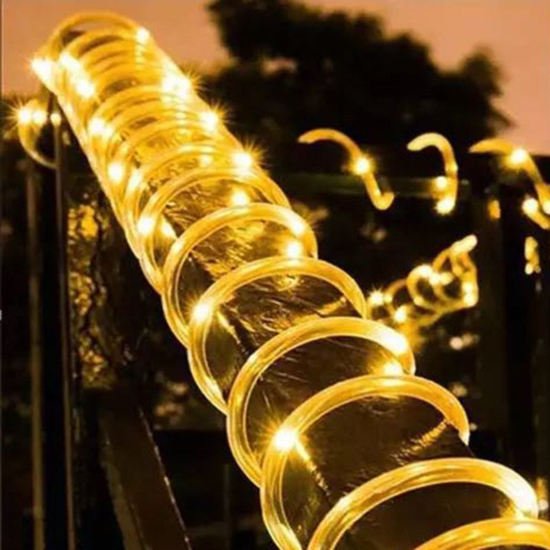 LEDs Solar Powered Rope Tube