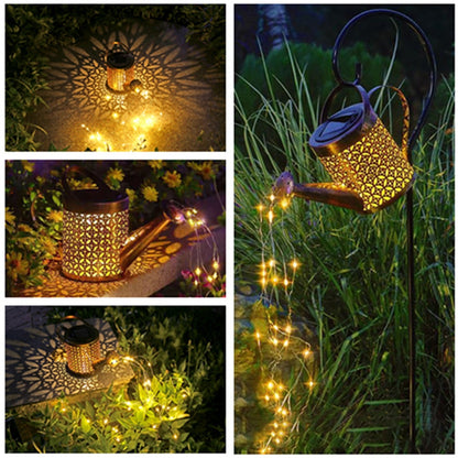 Solar LED Watering Can Lamp