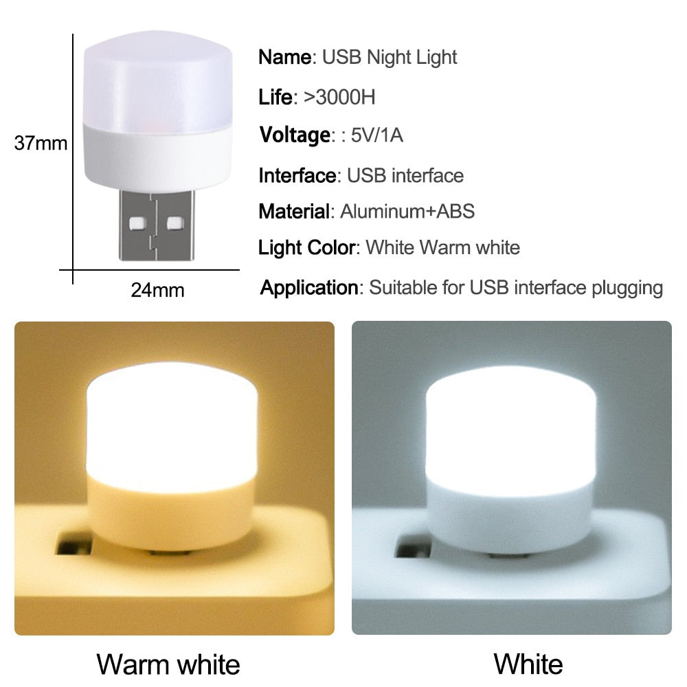 Mini Portable USB LED Lamp