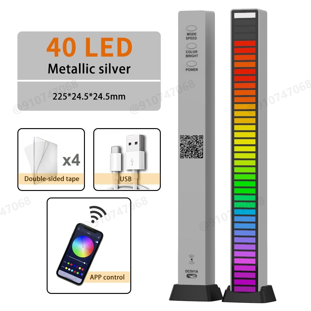 RGB LED Strip Light Music Sound Control