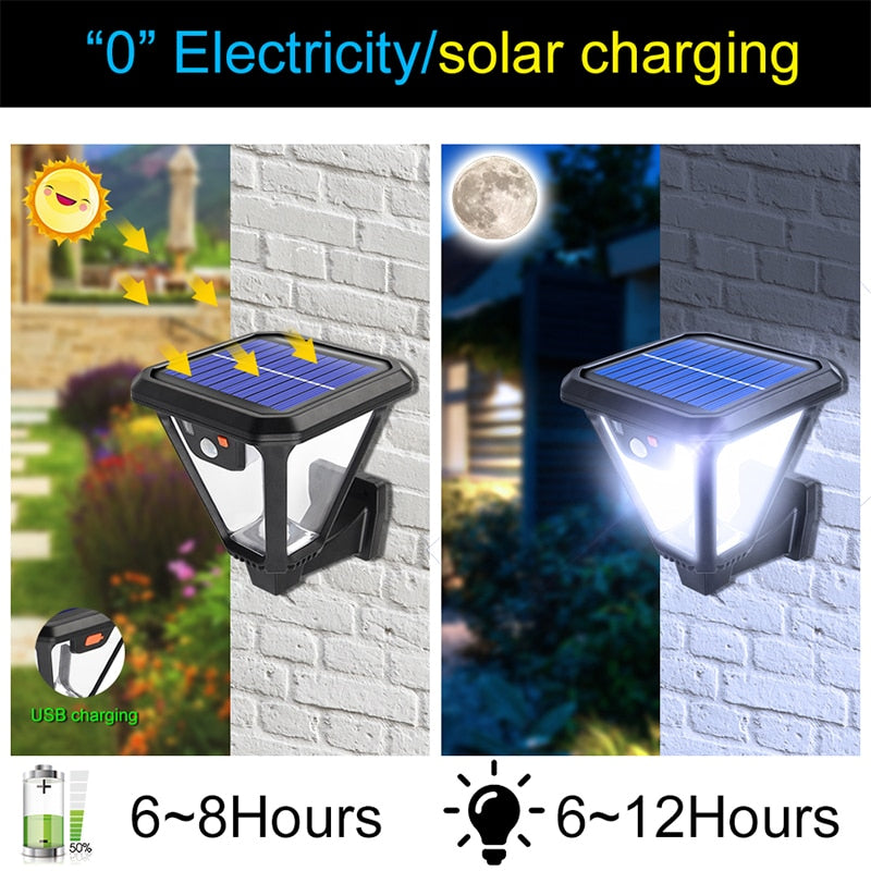 LED Solar Light Outdoor Lamp