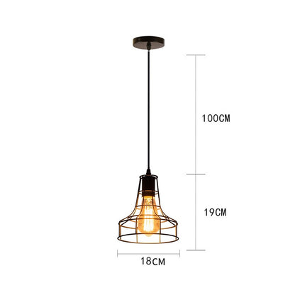 Retro Industrial Pendant Light Nordic