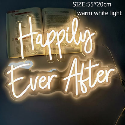 Led Neon Lights Happy Birthday Sign