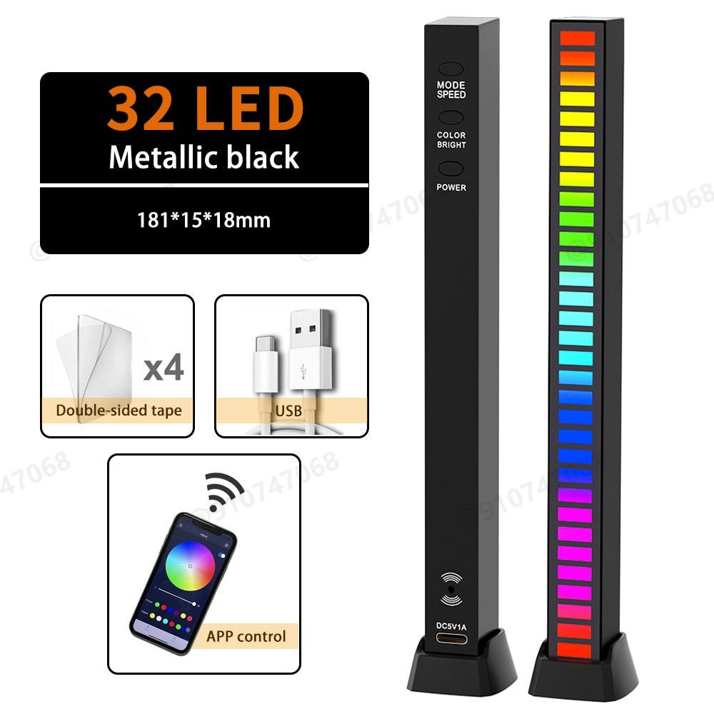 RGB LED Strip Light Music Sound Control