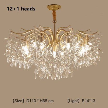 LED Luxury Crystal Chandeliers Lighting