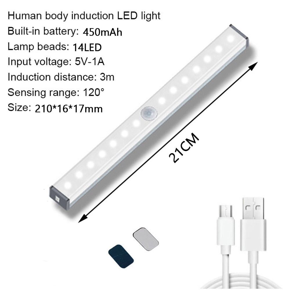 Ultra thin LED Light Under Cabinet Light Motion Sensor