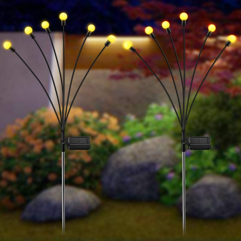 Waterproof LED firefly garden decoration