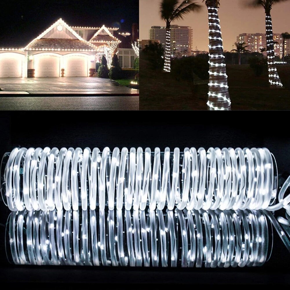 LEDs Solar Powered Rope Tube