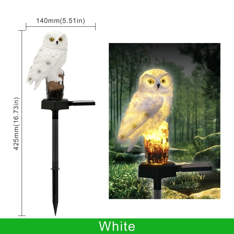 Solar Owl Garden Light Outdoor LED