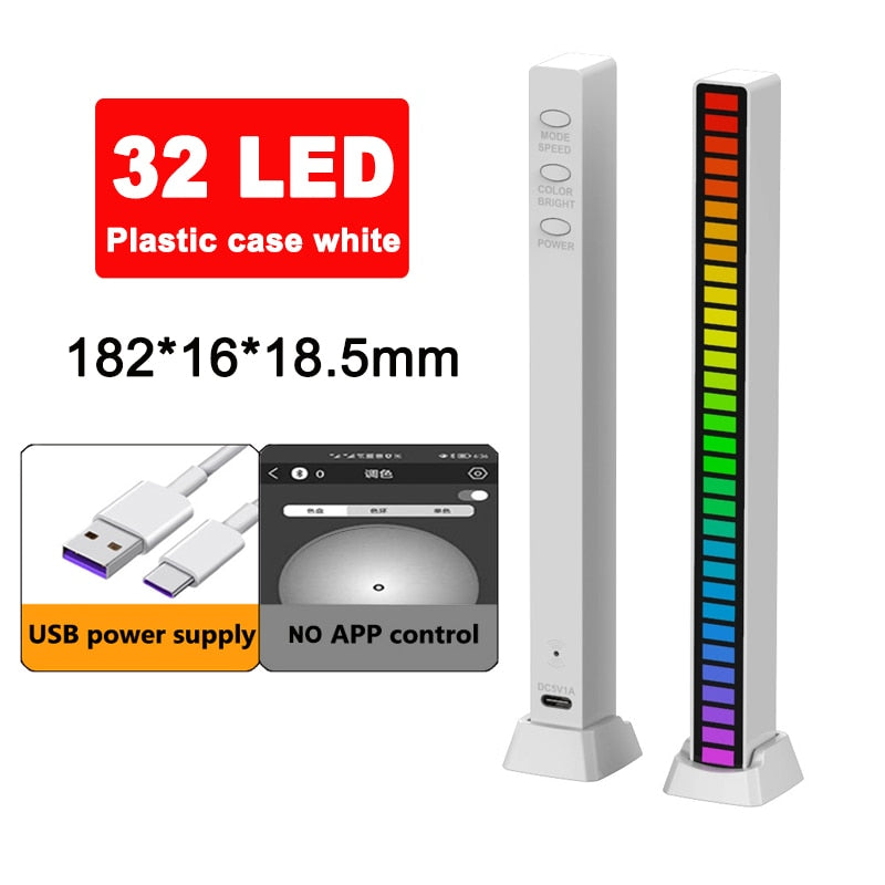 NEW RGB Music Sound control LED light