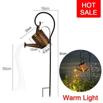 Solar LED Light Outdoor Watering Can