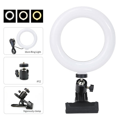 Ring Light LED Lamp With Clip On