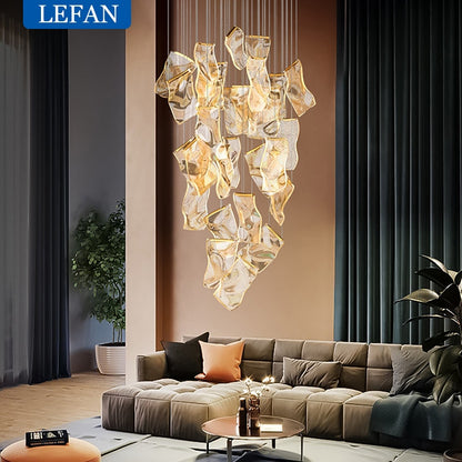 Light Guide LED Modern Chandelier