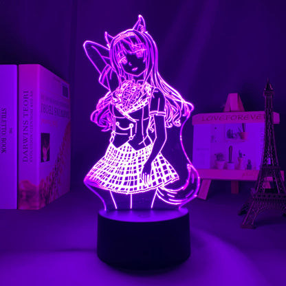 Anime Led Light Nekopara Vanilla for Bedroom Decor Night