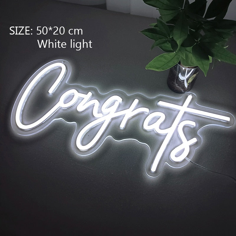 Led Neon Lights Happy Birthday Sign