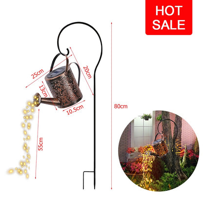 Solar LED Light Outdoor Watering Can