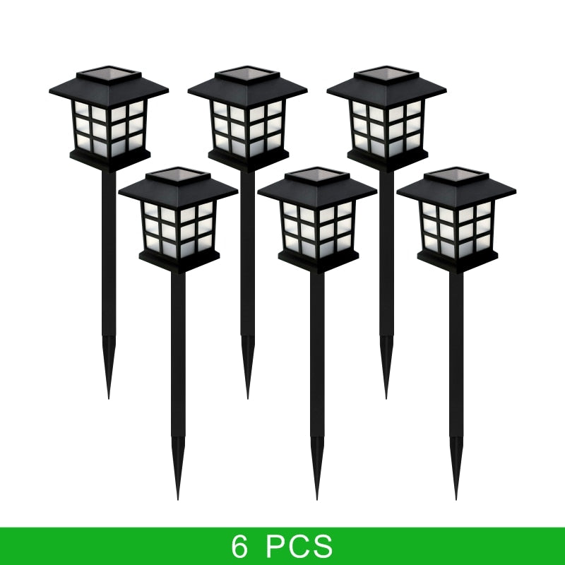 Led Solar Lawn Lamp Outdoor Pathway