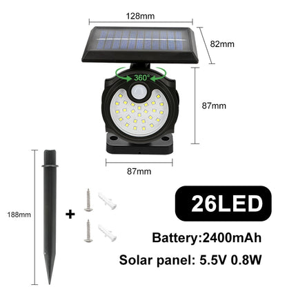 LED Outdoor Solar Lamp Multiple